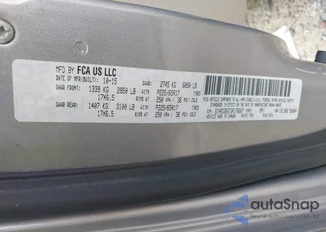 2016 Dodge Grand Caravan American Value Pkg z USA, uszkodzony, nr VIN 2C4RDGBG7GR176607